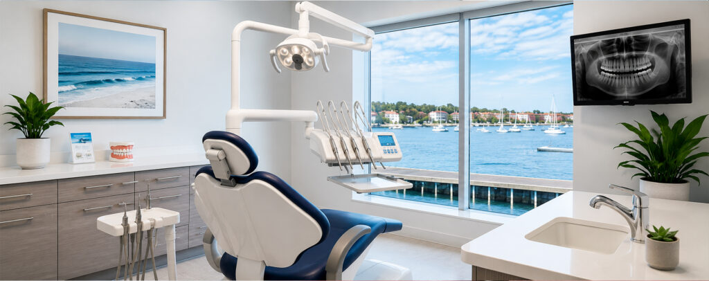 Dentist in Freeport New York providing gentle complete dental care in a modern Freeport dental clinic with advanced technology and patient comfort.